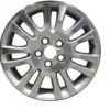 Action Crash - Aluminum Wheel - 17 X 6.5 Inch - 14 Spoke - Machined And Silver - 2007 - 2010 Toyota Sienna - ALY69520U10N