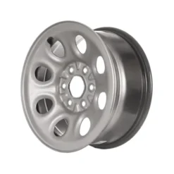 Action Crash - Steel Wheel - Silver - 8 Hole - 6 Stud - 17 X 7.5 Inch - 31mm Offset - 2005 - 2013 GMC Sierra 1500 - STL08069U20N
