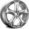 Action Crash - Aluminum Wheel - All Painted Smoked Hypersilver - 20 X 7.5 Inch - 35mm Offset - 5 Spoke - 5 Stud - 2009 - 2015 Toyota Venza - ALY69558U78N