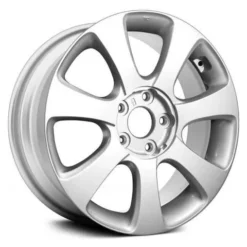 Action Crash - Aluminum Wheel - Bright Silver - 17 X 7 Inch - 52mm Offset - 7 Spoke - 5 Lug - 2011 - 2013 Hyundai Elantra - ALY70807U20N