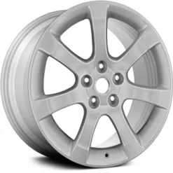 Action Crash - Aluminum Wheel - 18 X 7.5 Inch - 7-Spoke - Painted Silver - 2007 - 2008 Nissan Maxima - ALY62475U20N