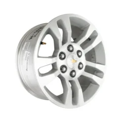 Action Crash - Aluminum Wheel - Machined And Silver - 18 X 8.5 Inch - 24mm Offset - 2015 - 2019 Chevrolet Tahoe - ALY05646U10N