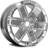 Action Crash - Aluminum Wheel - Chrome Cladded - 20 X 7.5 Inch - 2010 - 2016 GMC Acadia - ALY05431U86N