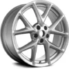 Action Crash - Aluminum Wheel - Medium Sparkle Silver - 19 X 8 Inch - 50mm Offset - 5 Lug - 5 Y Spoke - 2009 - 2011 Nissan Maxima - ALY62512U15N