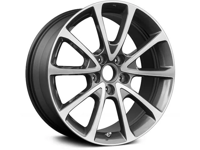 Action Crash - Aluminum Wheel - 18 X 7.5 Inch - 10 Spoke - 5-Lug - Machined And Charcoal - 2015 - 2018 Acura TLX - ALY71827U30N 1 Action Crash - Aluminum Wheel - 18 X 7.5 Inch - 10 Spoke - 5-Lug - Machined And Charcoal - 2015 - 2018 Acura TLX - ALY71827U30N