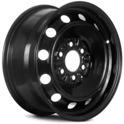 Action Crash - Steel Wheel - Black - 17 X 7.5 Inch - 44mm Offset - 12 Hole - 6 Lug - 135mm Bolt Pattern - 2004 - 2019 Ford F-150 - STL03547U45N