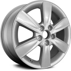 Action Crash - Aluminum Wheel - 17 X 7 Inch - Painted Silver - 2004 - 2006 Lexus ES330 - ALY74182U20N