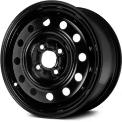 Action Crash - Steel Wheel - Black - 14 X 5 Inch - 12 Hole - 4 Lug - 1991 - 2002 Saturn SL1 - STL07001U45N