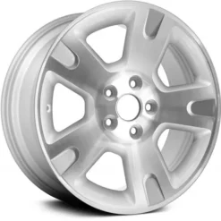 Action Crash - Aluminum Wheel - 16 X 7 Inch - 5-Spoke - Sparkle Silver Machined - 2002 - 2011 Ford Ranger RWD 4WD - ALY03463U20N