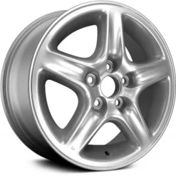 Action Crash - Aluminum Wheel - 16 X 6.5 Inch - Silver - 1999 - 2003 Lexus RX300 - ALY74152U10N