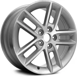 Action Crash - Aluminum Wheel - 18 X 7 Inch - Machined And Silver - 2008 - 2013 Chevrolet Impala - ALY05333U10N