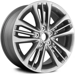 Action Crash - Aluminum Wheel - Painted Dark Silver Metallic - 17 X 7 Inch - 40mm Offset - 15 Spoke - 5 Lug - 2015 - 2017 Toyota Camry - ALY75171U35N