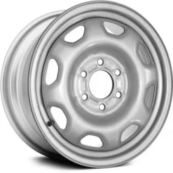 Action Crash - Steel Wheel - Silver - 17 X 7.5 Inch - 44.22mm Offset - 135mm Bolt Pattern - 8 Hole - 6 Lug - 2015 - 2019 Ford F-150 - STL03996U20N