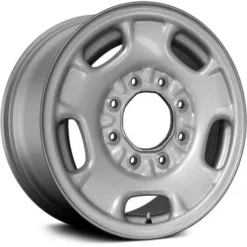 Action Crash - Steel Wheel - Sliver, 16 X 6.5 Inch, 5-Spoke, 8-Lug - 2003 - 2018 Chevrolet Express 2500 - STL05195U20N