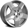 Action Crash - Aluminum Wheel - 18 X 7 Inch - Machined And Silver - 2006 - 2009 Chevrolet Malibu - ALY05087U10N