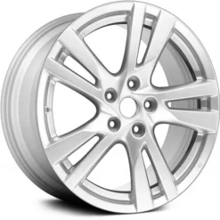 Action Crash - Aluminum Wheel - 18 X 7.5 Inch - 5 Split Spoke - 5 Lug - Silver Metallic - 2013 - 2018 Nissan Altima - ALY62594U20N