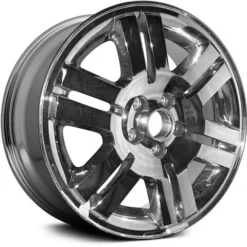 Action Crash - Aluminum Wheel - Chrome Cladded - 18 X 7.5 Inch - 44mm Offset - 6 Split Spoke - 5 Lug - 2006 - 2010 Ford Explorer - ALY03625U86N