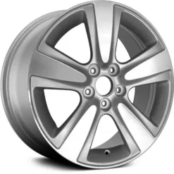 Action Crash - Aluminum Wheel - 18 X 8 - 5 Spoke - 5-Lug - Medium Silver Metallic - 2010 - 2013 Acura MDX - ALY71793U15N