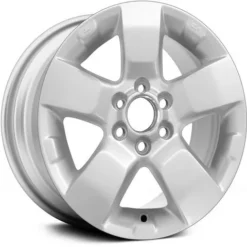 Action Crash - Aluminum Wheel - Silver - 16 X 7 Inch - 30mm Offset - 5 Spoke - 6 Lug - 2009 - 2014 Nissan Frontier - ALY62510U20N
