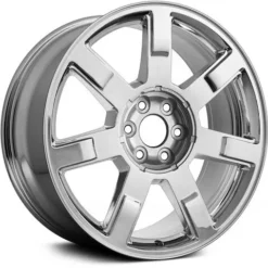 Action Crash - Aluminum Wheel - 22 X 9 Inch - 7-Spoke - 6 Lug - Chrome - 2007 - 2013 Cadillac Escalade - ALY05309U85N