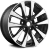 Action Crash - Aluminum Wheel - 17 X 7.5 Inch - 10 Spoke - Machined And Charcoal - 2016 - 2017 Nissan Altima - ALY62719U30N