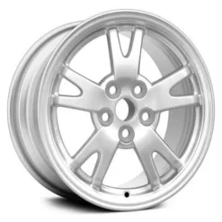 Action Crash - Aluminum Wheel - 15 X 6 Inch - Silver - 2010 - 2014 Toyota Prius - ALY69567U20N