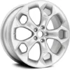 Action Crash - Aluminum Wheel - Sparkle Silver Metallic - 19 X 8 Inch - 52.5mm Offset - 5 Spoke - 5 Lug - 2013 - 2016 Ford Escape - ALY03947U20N