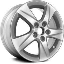 Action Crash - Aluminum Wheel - 17 X 7.5 Inch - Silver - 2009 - 2011 Acura TSX - ALY71781U20N
