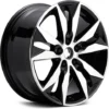 Action Crash - Aluminum Wheel - Machined And Black - 18 X 8.5 - 49mm Offset - 10 Spoke - 5 Lug - 2016 - 2020 Chevrolet Malibu - ALY05716U45N