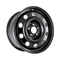 Action Crash - Steel Wheel - Black - 5 Lug - 10 Slot - 17 X 7.5 Inch - 2007 - 2011 Ford Crown Victoria - STL03670U45N