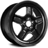 Action Crash - Steel Wheel - Black - 17 X 7 Inch - 2007 - 2009 Saturn Aura - STL08075U45N